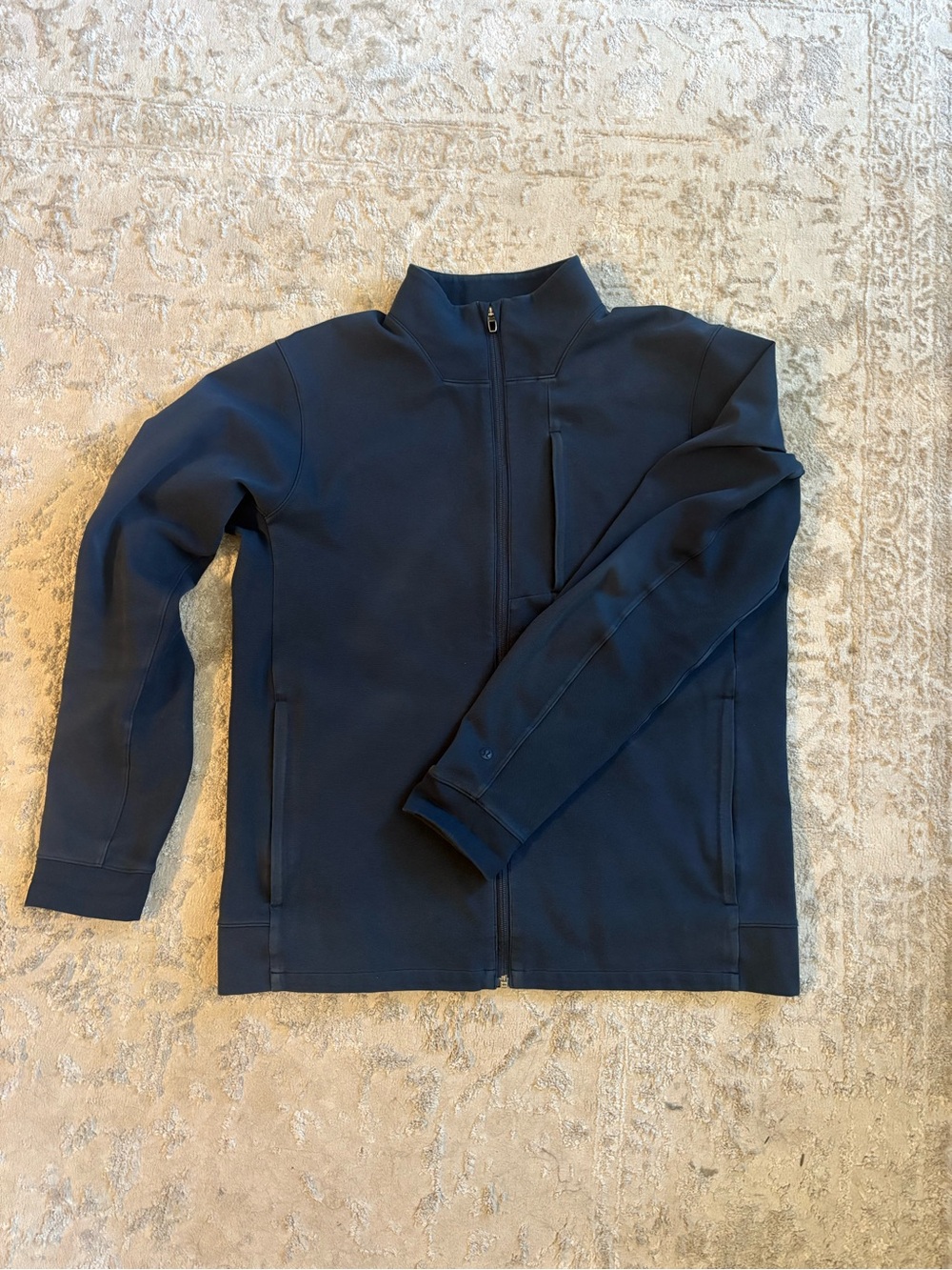 lululemon athletica Navy Sojourn Full-Zip Performance Jacket. Mens xl